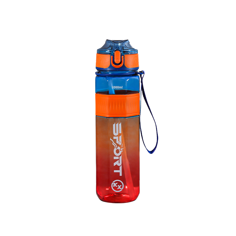 8080 Octagonal Colorful Direct Drinking Sports Water Bottle